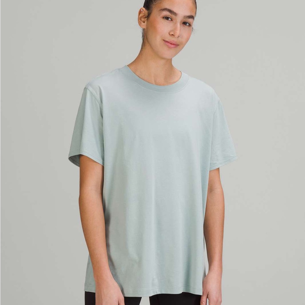 Lululemon All Yours Tee in Silver Blue